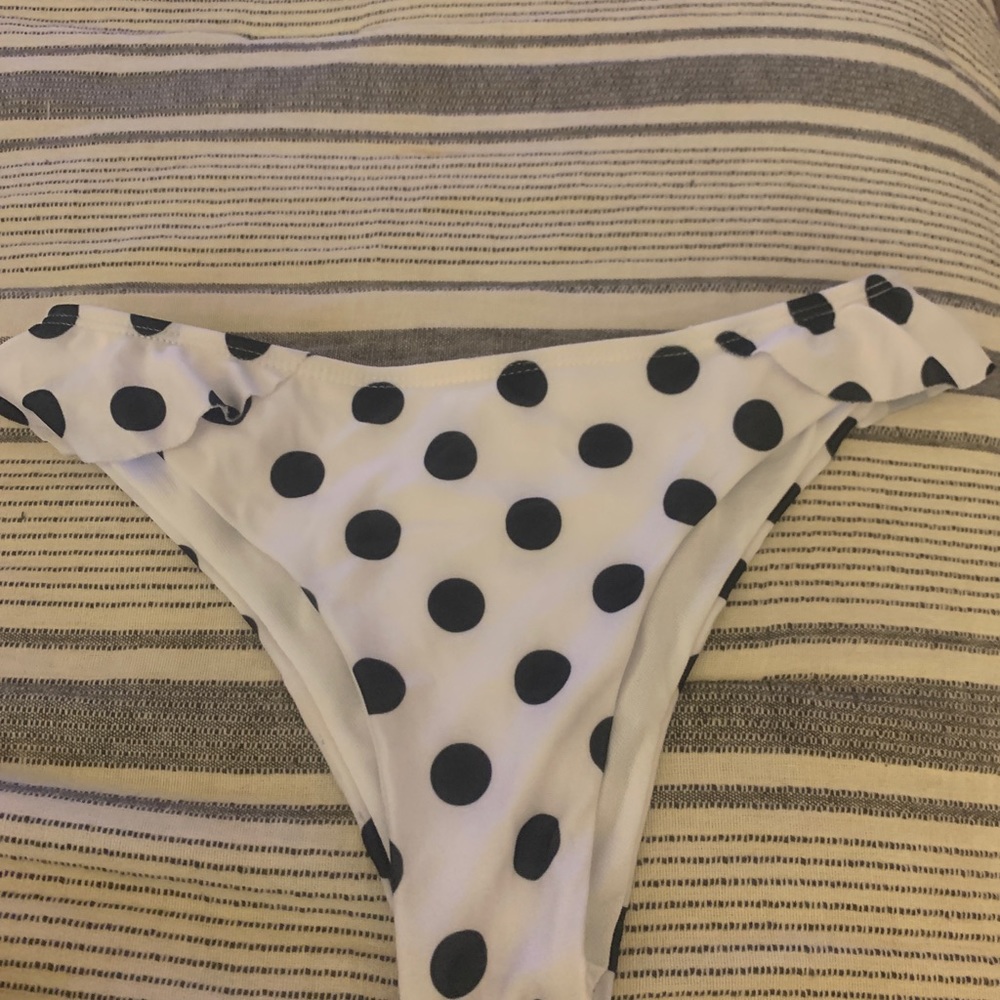 Polka dot bikini bottoms
